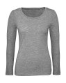 Dames T-shirt Lange Mouw B&C Inspire TW071Sport Grey